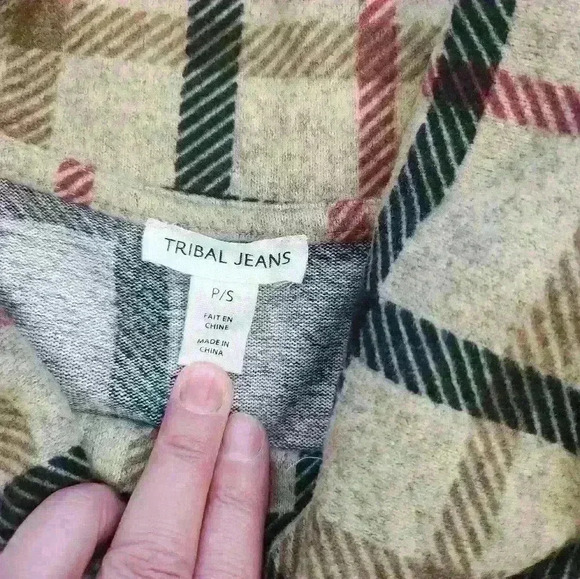 TRIBAL JEANS FLEECE TUNIC - Picture 3 of 5